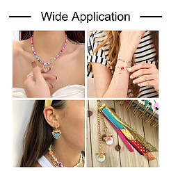 16Pcs 8 Styles Resin Pendants&nbsp;RESI-TA0002-14