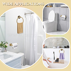 Brass Wall Mounted Towel Ring Holder & Toilet Paper Holders Sets&nbsp;AJEW-TW0001-18