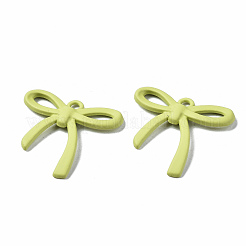 Spray Painted Alloy Pendants&nbsp;PALLOY-Q434-009B-NR