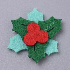 Mistletoe/Holly Leaf Shape Christmas Cupcake Cake Topper Decoration&nbsp;DIY-I032-22