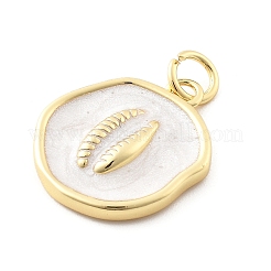Ocean Theme Brass Enamel Pendants&nbsp;KK-Q029-01G-G