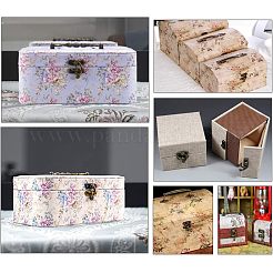 Iron Wooden Box Lock Catch Clasps&nbsp;IFIN-OC0001-01