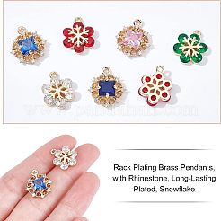 12Pcs 6 Style Rack Plating Brass Pendants&nbsp;KK-NB0001-74