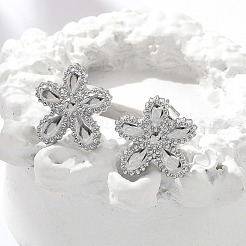 304 Stainless Steel Stud Earrings&nbsp;EJEW-Z084-06P