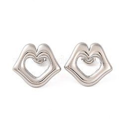 Non-Tarnish 304 Stainless Steel Stud Earrings&nbsp;LS-EJEW-G395-08P