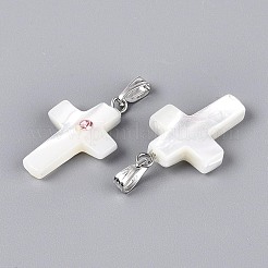 Natural Trochus Shell Pendants&nbsp;SSHEL-T017-42B