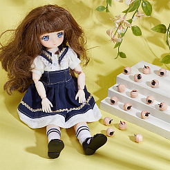 16Pairs 4D ABS Doll Craft Cartoon Movable Eye&nbsp;DOLL-PH0001-54D