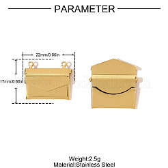 304 Stainless Steel Pendants&nbsp;STAS-OY007-79G