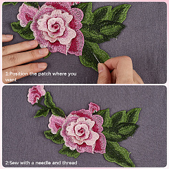 10Pcs 5 Styles Computerized Embroidery Cloth Sew on Patches&nbsp;DIY-CY0001-07