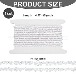 4.9 Yards Polyester Lace Ribbon&nbsp;OCOR-FG0002-67B