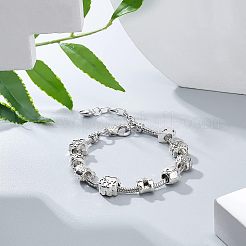 Tibetan Style Alloy European Beads&nbsp;TIBE-NB0001-18AS-LF