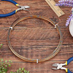Half Round Brass Wire for Jewelry Making&nbsp;CWIR-WH0003-02-B