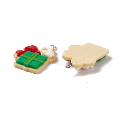Christmas Theme Opaque Resin Pendants&nbsp;FIND-E025-10