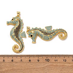 Brass Micro Pave Cubic Zirconia Pendants&nbsp;KK-A271-07F-G