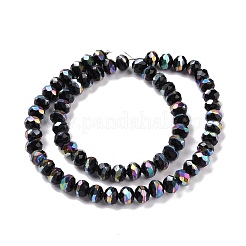 Electroplate Glass Beads Strands&nbsp;GLAA-F122-04H