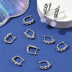SHEGRACE Brass Hoop Earring Findings&nbsp;XGRQ79073-945P