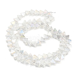 AB Color Plated Electroplate Transparent Glass Beads Strands&nbsp;EGLA-G037-08A-AB01