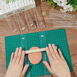 10Pcs 5 Style Acrylic Clay Depth Guides&nbsp;TOOL-WH0159-40