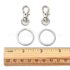 30Pcs Iron Split Key Rings&nbsp;IFIN-FS0001-21