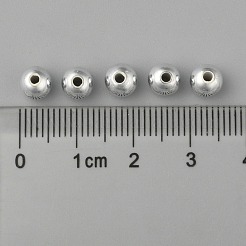 Plating Plastic Acrylic Round Beads&nbsp;PACR-L003-6mm-S