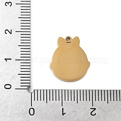 304 Stainless Steel Enamel Pendants&nbsp;STAS-K312-07D-G
