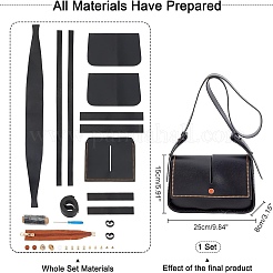 DIY Sew on PU Leather Women's Shoulder Bag Making Kit&nbsp;DIY-WR0002-84