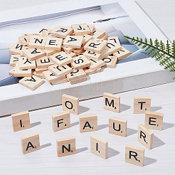 Wood Alphabet Puzzles for Toddlers&nbsp;WOOD-WH0109-21