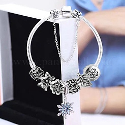 60Pcs 10 Styles Tibetan Style Alloy European Beads&nbsp;TIBE-CJ0001-26
