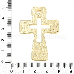 Textured Brass Connector Charm&nbsp;KK-CBA95AE-02C-G
