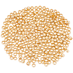 3Bags Brass Crimp Beads&nbsp;KK-BBC0026-09B