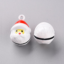 Christmas Baking Paint Brass Bell Pendants&nbsp;X-KKB-S002-007