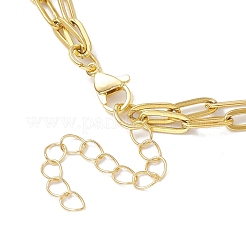 304 Stainless Steel Paperclip Chain Necklaces&nbsp;NJEW-JN04731