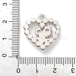 Platinum Alloy Glass Pendants&nbsp;FIND-Z068-05P-01