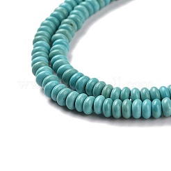 Synthetic Turquoise Bead Strands&nbsp;G-P286-05-4mm-01