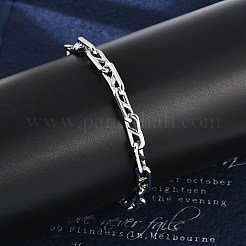 304 Stainless Steel Oval Link  Chain Bracelets for Women Men&nbsp;BJEW-F488-49A-P