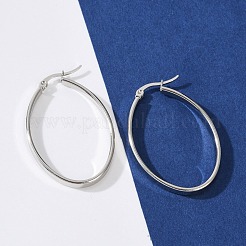 Non-Tarnish 304 Stainless Steel Hoop Earrings&nbsp;EJEW-L232-003A-P