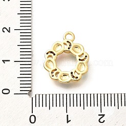 Brass Micro Pave Cubic Zirconia Pendants&nbsp;KK-U048-11G