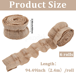 6 Rolls Polyester Ribbon&nbsp;OCOR-GF0005-84B