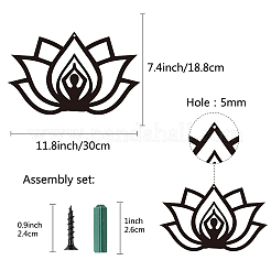 Iron Wall Hanging Decorative&nbsp;HJEW-WH0013-065