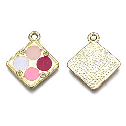 Rack Plating Alloy Enamel Pendants&nbsp;ENAM-T011-124