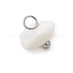 Natural Trochus Shell Nuggets Charms&nbsp;PALLOY-JF03439-02