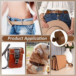 Imitation Leather Ribbon&nbsp;OCOR-WH0112-051C-02