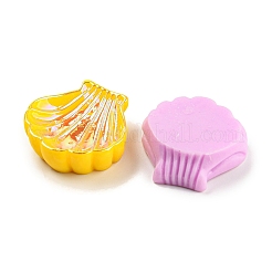 Iridescent Opaque Resin Cabochons&nbsp;RESI-H151-01