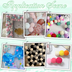 400Pcs 4 Colors DIY Doll Craft&nbsp;AJEW-SC0003-93E