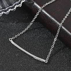 Brass Micro Pave Clear Cubic Zirconia Link Bracelets&nbsp;BJEW-E114-01B-P