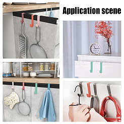 8Pcs 4 Colors Over The Door Hook&nbsp;AJEW-NB0002-18