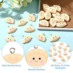 20Pcs Opaque Resin Pendants&nbsp;RESI-YW0004-50