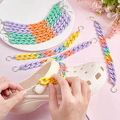 Acrylic Link Shoe Decoration Chain&nbsp;FIND-AB00041