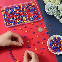500Pcs Rubberized Style Imitated Silicone Acrylic Beads&nbsp;OACR-SP0001-33E