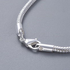 Unisex Brass Snake Chain Bracelets&nbsp;BJEW-BB12548